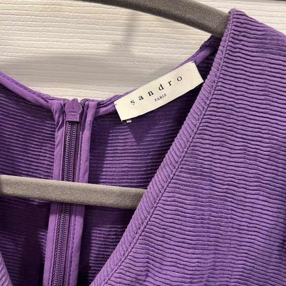 Sandro purple dress - Picture 3 of 13
